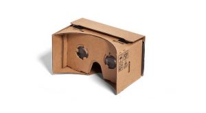 A Google Cardboard viewer